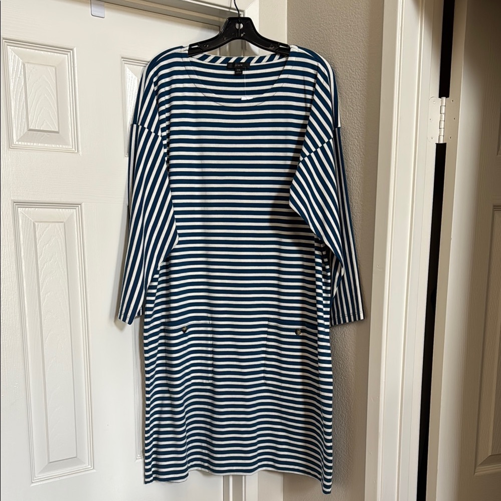 J. Crew Striped Dress